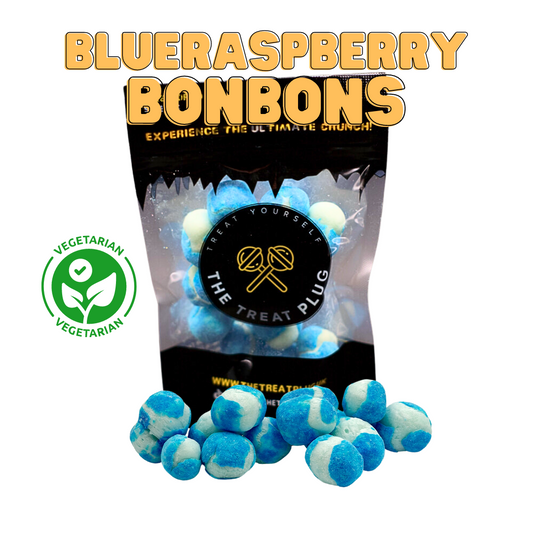 Freeze Dried Blue Raspberry Bon Bons