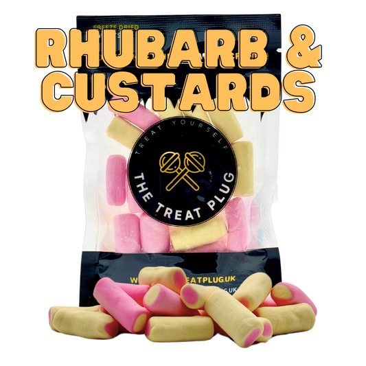 Freeze Dried Rhubarb & Custards