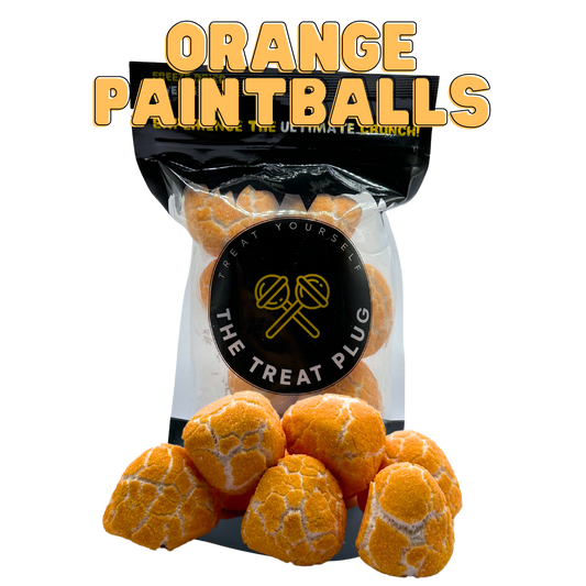 Freeze Dried Orange Paintballs