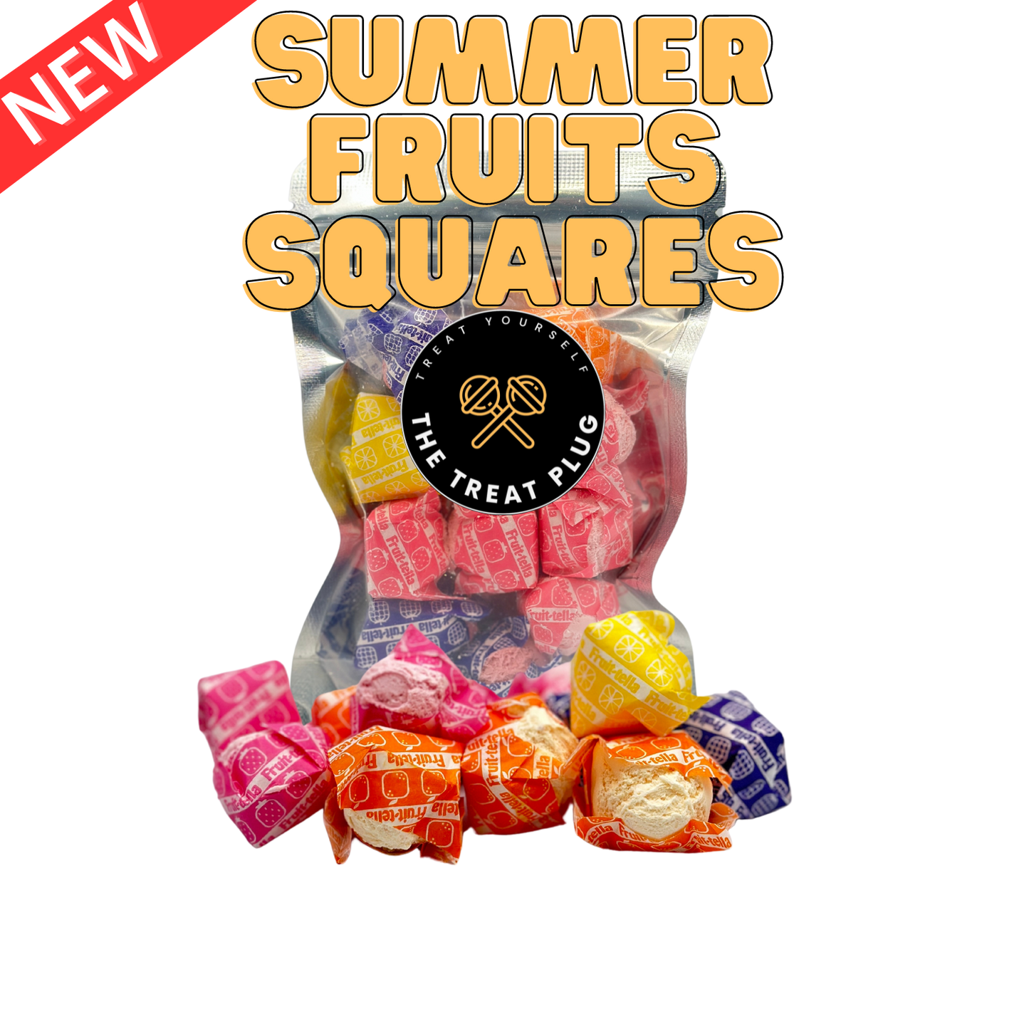 Freeze Dried Summer Fruits Squares